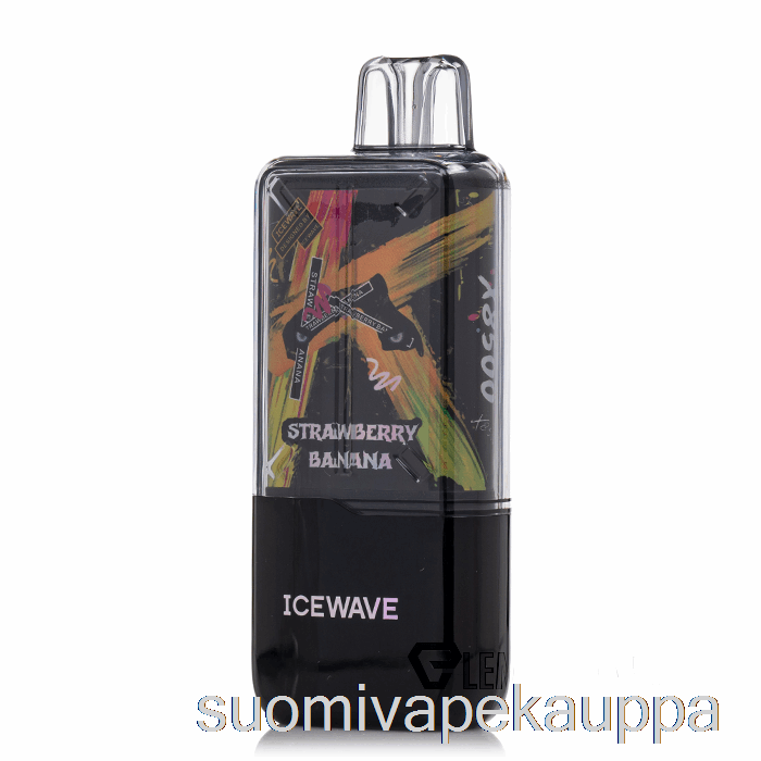 Vape Box Icewave X8500 Kertakäyttöinen Mansikkabanaani